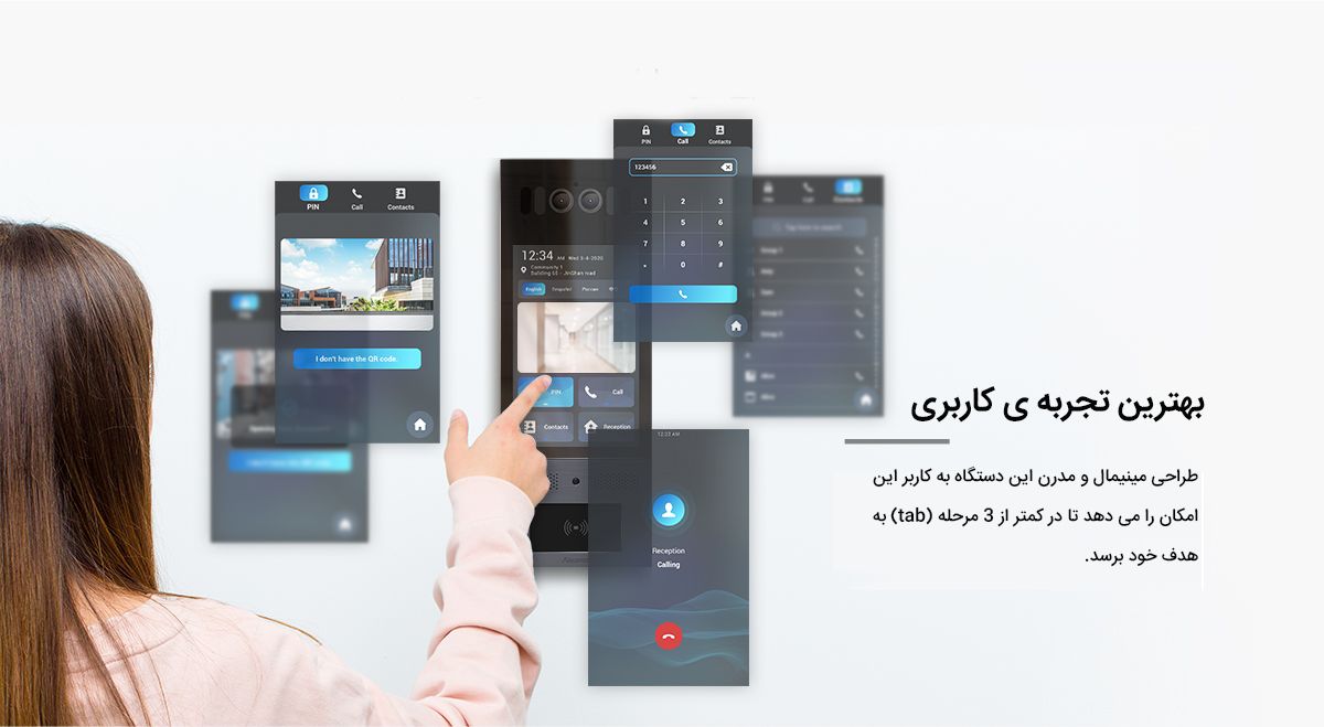 آیفون تصویری هوشمند Akuvox مدل X915 4 7 x915 compressed