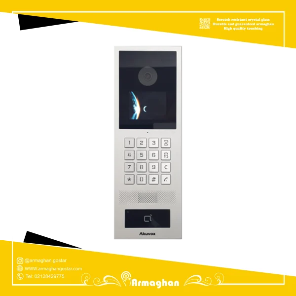 هوشمند سازی چیست و چه مزایا و کاربردی در صنایع دارد؟ 19 آیفون تصویری هوشمند Akuvox مدل S532