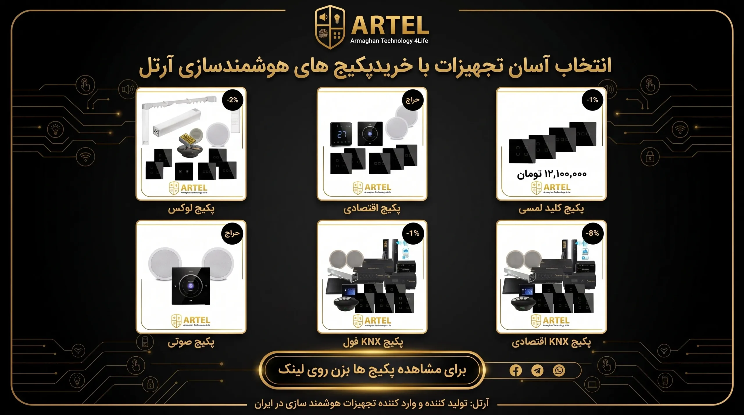 فروشگاه 1 پکیج هوشمند سازی