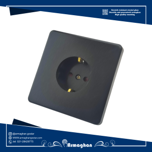 پریز ارتدار طرح پیانویی مشکی