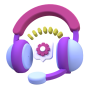 support-operator-with-headphones-illustration-for-business-idea-concept-background-3d-render-free-png
